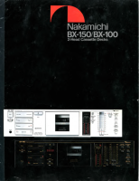 Nakamichi BX-150-Brochure